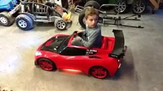 Super Fast Lipo Power Wheels "Boosted C7"