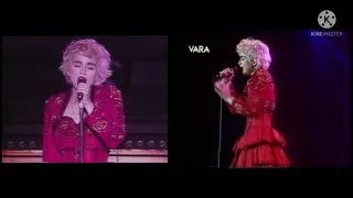 Madonna- La Isla Bonita (Live In Italia 1987) 2 Different Performances