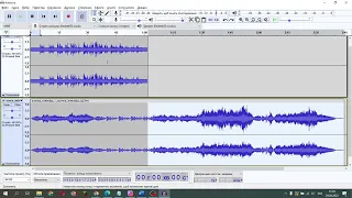 10 Клас Audasity Поєднання звукових фрагментів Зменшення шуму