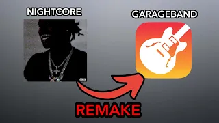 How I remade NIGHTCORE by KEN CARSON in GARAGEBAND! (prod. wcbeatz)