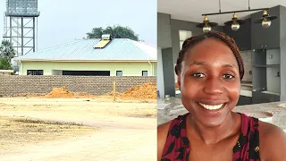 We Built Our Dream House in Namibia. Empty House Tour. Small town building.