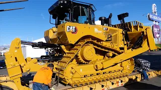 Moving the New Next Gen Cat D7 Dozer