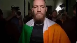 Conor McGregor Cold UFC 202 Entrace FACE!