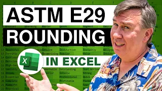 Excel - ASTM E29 Rounding or Banker's Rounding - Episode 1046