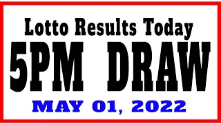 Lotto Results Today 5pm draw May 1, 2022