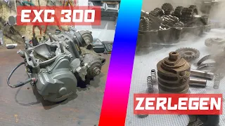 KTM EXC 300  Motor zerlegen nach Totalschaden