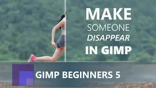 Remove Anything From a Photograph in Gimp using GMIC | Gimp for Beginners 5 | No Resynthesizer