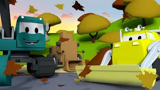 Echipa constructorilor - Robotul de curatenie - Orasul Masinilor 🚧 Desene pentru copii