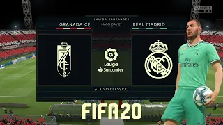 FIFA 20 |La Liga Week 36| - Granada vs Real Madrid (No Stadium Sound)