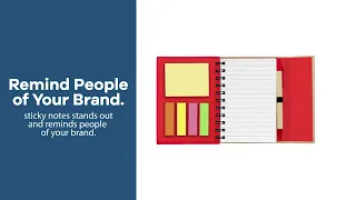 Promo Product Review: Small Spiral Notebook With Sticky Notes And Flags| AnyPromo 709584