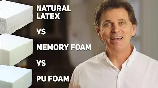 Memory Foam vs Natural Latex vs PU Foam
