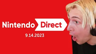 xQc Reacts to Nintendo Direct 9.14.2023 - Nintendo Switch