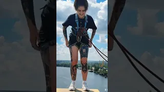 Девочка долго не могла Решиться 😎/💣💥 ПРЫЖОК с Веревкой ROPE JUMP @RocknRopeJT @zhekaKamikadze