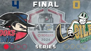 HIGHLIGHTS: Brooks Bandits Vs Okotoks Oilers BCHL semi-final Game 1