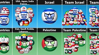 Who Has More Powerful Team? Israel VS Palestine [Countryballs]