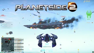 Planetside 2 Biggest Air Battle I've Ever Been In!