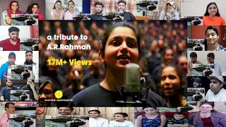 Vande Mataram 1000 All-Girl Choir pay tribute to A.R. Rahman | Mix Mashup Reaction