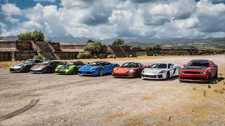 FH5 Drag race: F8 vs 720S vs Sesto Elemento vs Demon 1000hp vs GT2 RS vs ATS GT vs Zonda Cinque