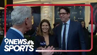 Ed, Lisa McCaffrey walk red carpet at NFL Honors show