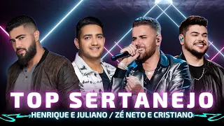 AS MELHORES HENRIQUE E JULIANO / ZÉ NETO E CRISTIANO 🎵 Os Top Sertanejo 2024