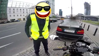 JAK POLSKA POLICJA TRAKTUJE MOTOCYKLISTÓW??!!!...