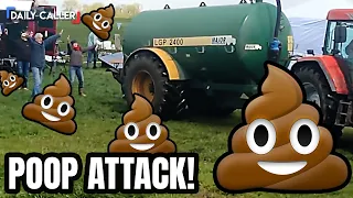 Fed Up Farmer Sprays Poop At Activists For Trespassing