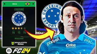 SIMULEI O CÁSSIO NO CRUZEIRO! POR 1 TEMPORADA! RECONSTRUINDO! FC 24 - MODO CARREIRA!