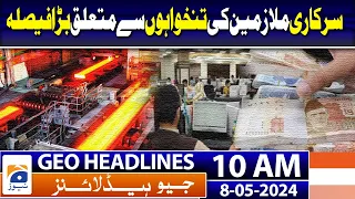 Geo Headlines 10 AM | Pakistan urges concrete steps to prevent weaponisation of outer space | 8 May