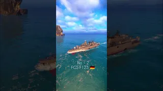 Top 5 strongest tier 2 Frigates in modern warships #shortsfeed #viral