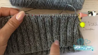 Tutorial cappello maglia con Ferri circolari con modello particolare