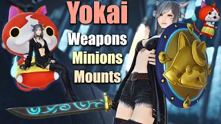 All NEW Yokai Weapons, Mounts & Minions | 4K UHD