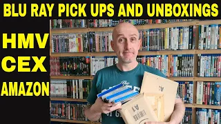 Blu Ray pick ups from HMV & CEX and Unboxing 3 packages from Amazon
