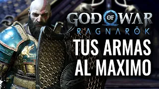 MEJORA TU ARMAS AL MÁXIMO NIVEL 9 GOD OF WAR RAGNARÖK (ESPADA, HACHA & LANZA)