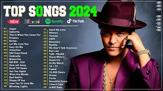 Bruno Mars, Adele, Maroon 5, Miley Cyrus, Selena Gomez, The Weeknd, Ed Sheeran - Popular Songs 2024