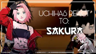 🍅 Uchiha's react to Sakura+sasusaku 🍅 My AU