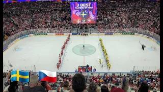 SWE - CZE - 3-7, semifinále MS v ledním hokeji 2024, Švédsko- Česko