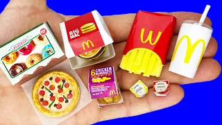 12 DIY MINIATURE FOOD AND SWEETS HACKS AND CRAFTS !!!!