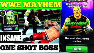 WWE MAYHEM||One Shot Boss People's Zombie🧟‍♂️||🔥🔥
