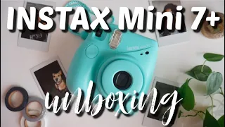 Fujifilm Instax Mini 7+ Unboxing, Set Up and First Shots