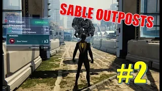 SPIDERMAN PS4 | SABLE OUTPOSTS #2 | ALL BONUS OBJECTIVES