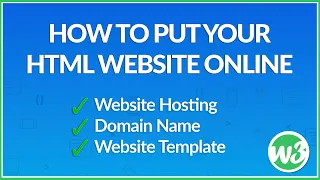 How To Put Your HTML Website Online