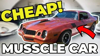 Classic Muscle Cars You Can Still Buy CHEAP (Ford Mustang, Chevy El Camino, Mercedes E55 AMG & ETC!)