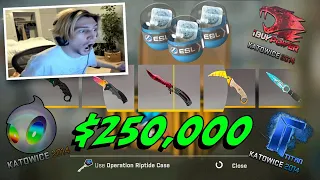 THE MOST EXPENSIVE ITEMS EVER UNBOXED! CS:GO CASE OPENING (OVER $250,000 UNBOXED)