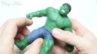 The Hulk of clay  How I made the Hulk out of plasticine CLAY HERO