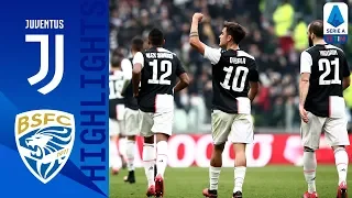 Juventus 2-0 Brescia | Dybala and Cuadrado Score to Beat Brescia as CR7 Rested | Serie A TIM