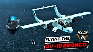 Flying the OV-10 Bronco in Flight Simulator 2020 | Aircraft Review | Carrier Landing | STOL