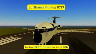 Smallest Plane Lufthansa Boeing B727 Paphos IPAP To Greater Rockford IRFD