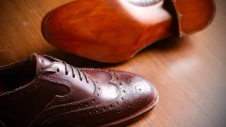 Making Handmade Oxford Shoes from Start to Finish Alone | ASMR