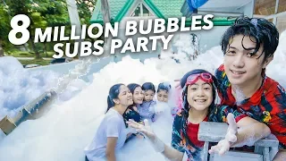 8 MILLION BUBBLES SUBS FOAM PARTY! | Ranz and Niana