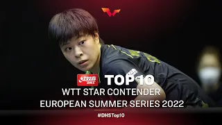 Top 10 Table Tennis Points from WTT Star Contender European Summer Series 2022 presented by DHS